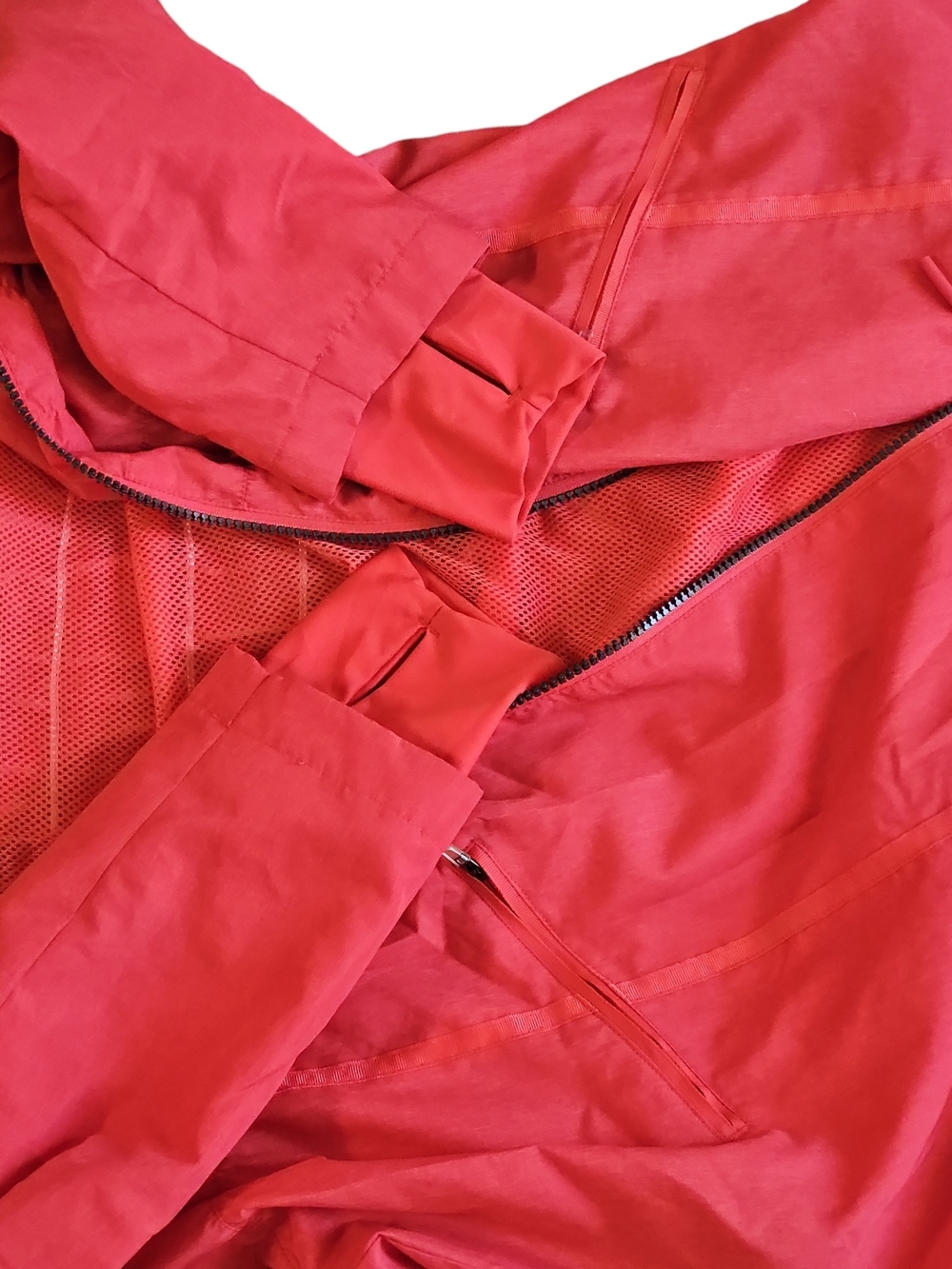 Mondetta Coral Pink Hooded Zip Jacket Size Large - Picture 10 of 12